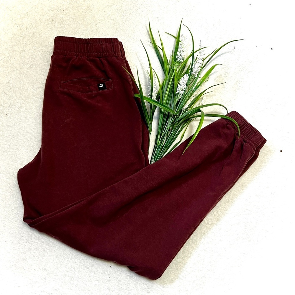 Glyder Maroon Vintage Oversized Jogger Sweatpants - XS
